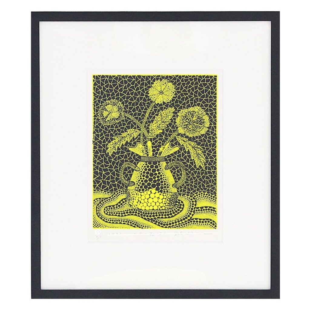 草間彌生 「三本の花(Ⅰ)」 - ARToRIDe アートライド